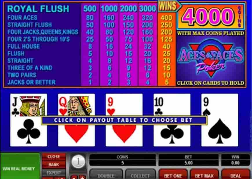Aces & Faces Poker Screenshot 1