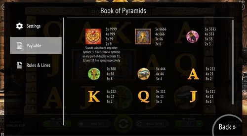 Book of Pyramids Screenshot 2