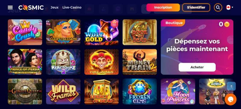 Cosmic Slot Casino Games
