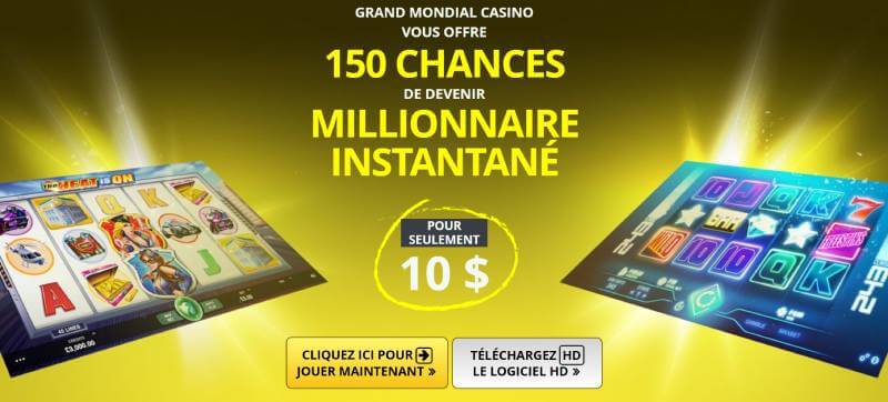 Grand Mondial Casino Welcome Bonus