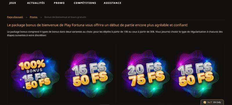 Play Fortuna Casino Promotions