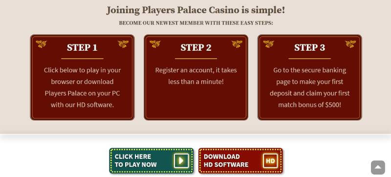 Players Palace Casino Joining