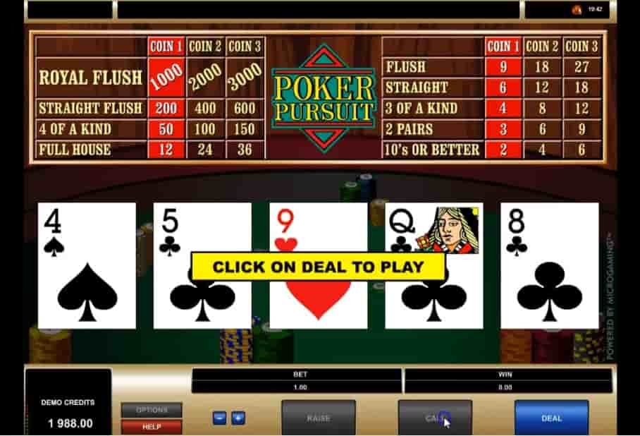 Poker Pursuit Screenshot 2