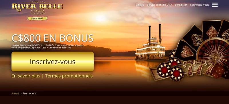 River Belle Casino Welcome Bonus