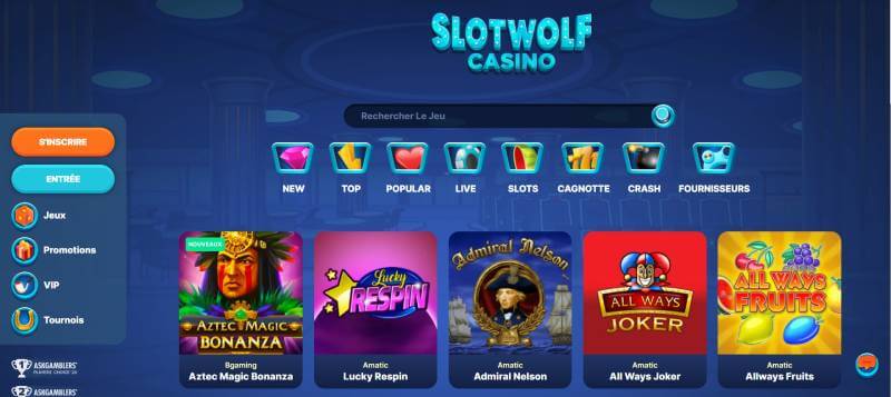 Slot Wolf Casino Games